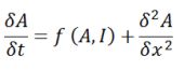 Activator concentration that changes in time